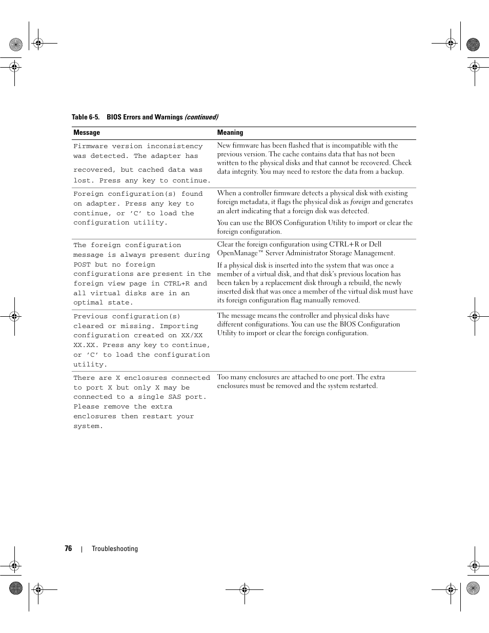 Dell PowerEdge RAID Controller 5i User Manual | Page 78 / 112