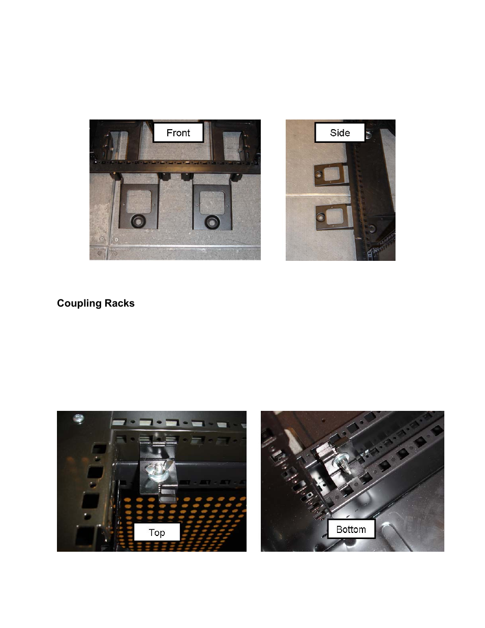 Coupling racks | Dell PowerEdge Rack Enclosure 4020S User Manual | Page 10 / 17