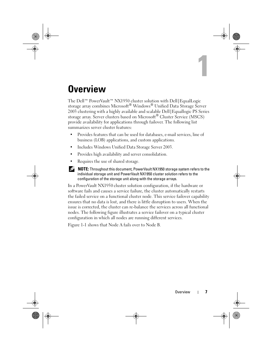 Overview | Dell PowerVault NX1950 User Manual | Page 7 / 60