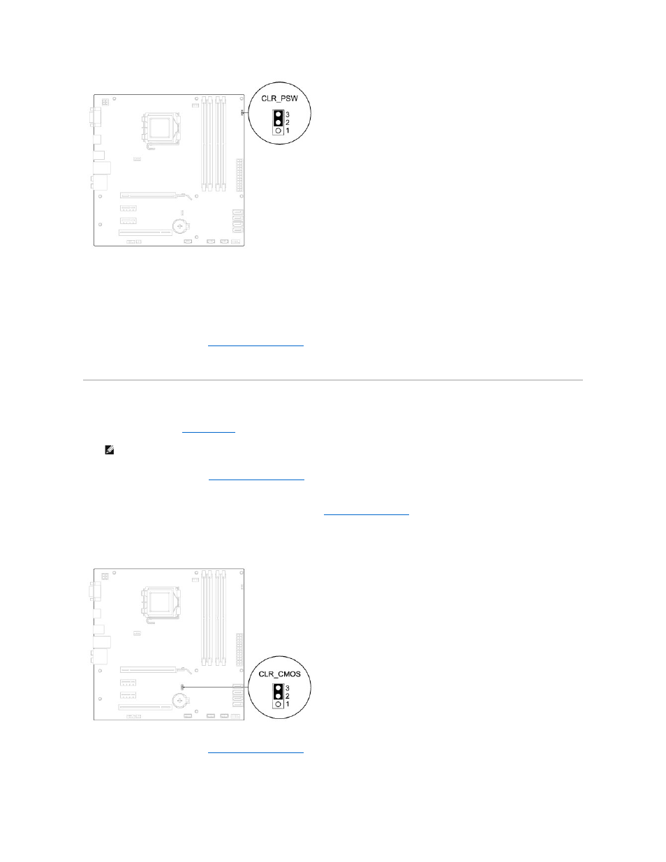 Clearing cmos settings | Dell Inpsiron 560s (Late 2009) User Manual | Page 36 / 42