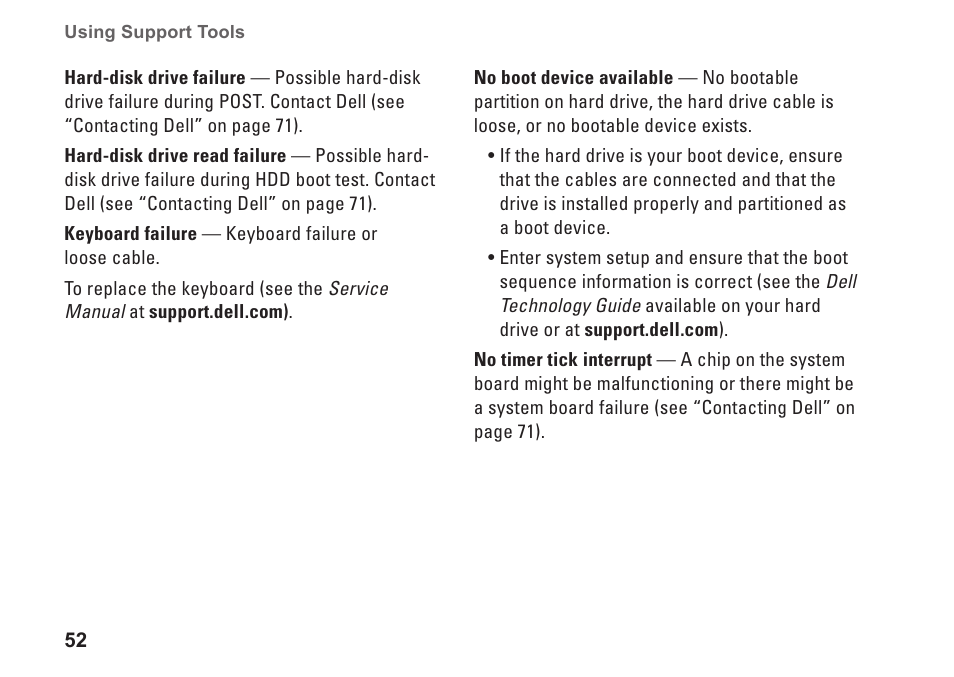 Dell Studio 1458 (Early 2010) User Manual | Page 54 / 94