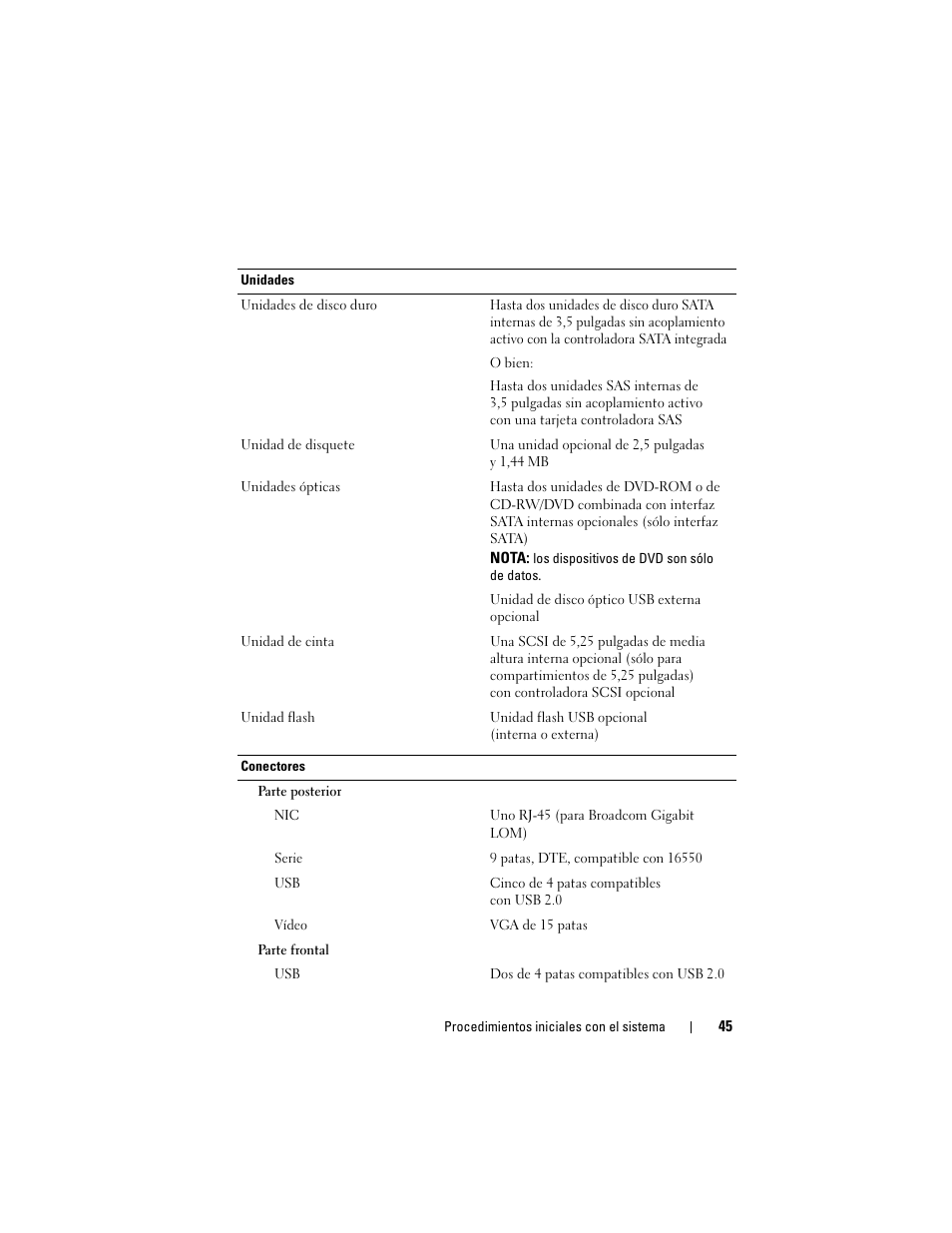 Dell PowerEdge T105 User Manual | Page 47 / 50