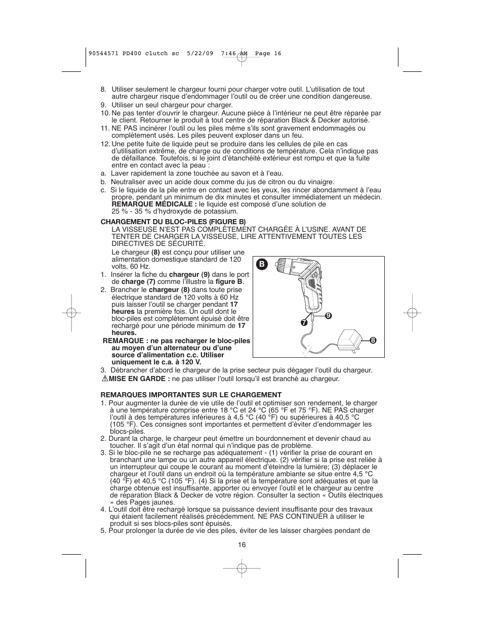 Black & Decker 90544571 User Manual | Page 16 / 32