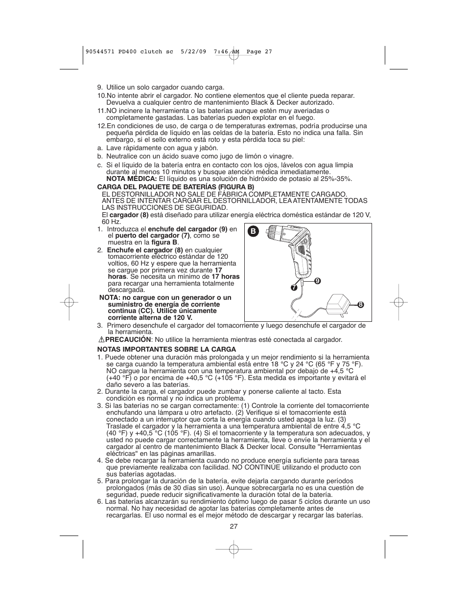 Black & Decker 90544571 User Manual | Page 27 / 32