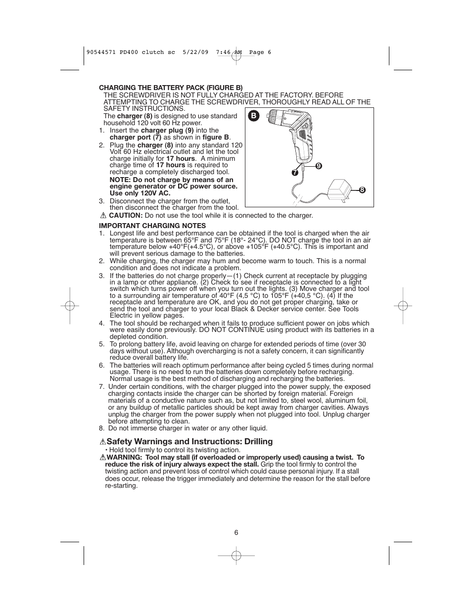 Black & Decker 90544571 User Manual | Page 6 / 32