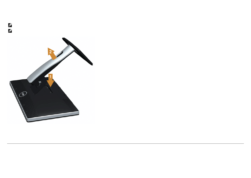 Removing the stand | Dell U2713HM Monitor User Manual | Page 28 / 60