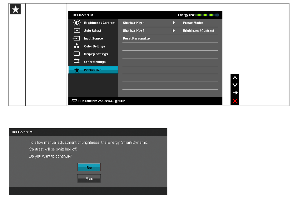 Osd warning messagess | Dell U2713HM Monitor User Manual | Page 43 / 60