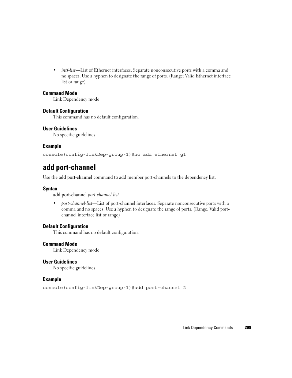 Add port-channel | Dell PowerEdge M805 User Manual | Page 237 / 808