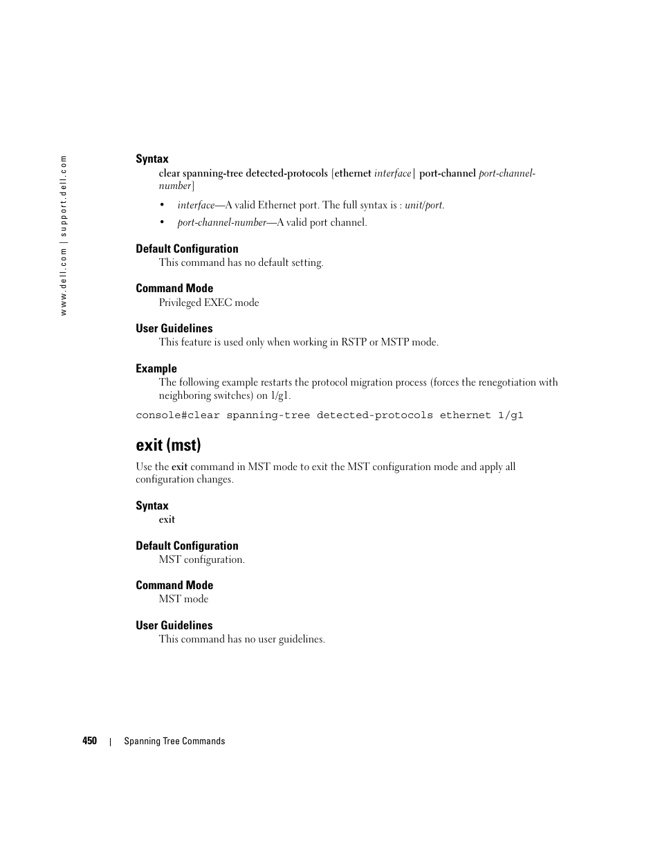 Exit (mst) | Dell PowerEdge M805 User Manual | Page 458 / 808