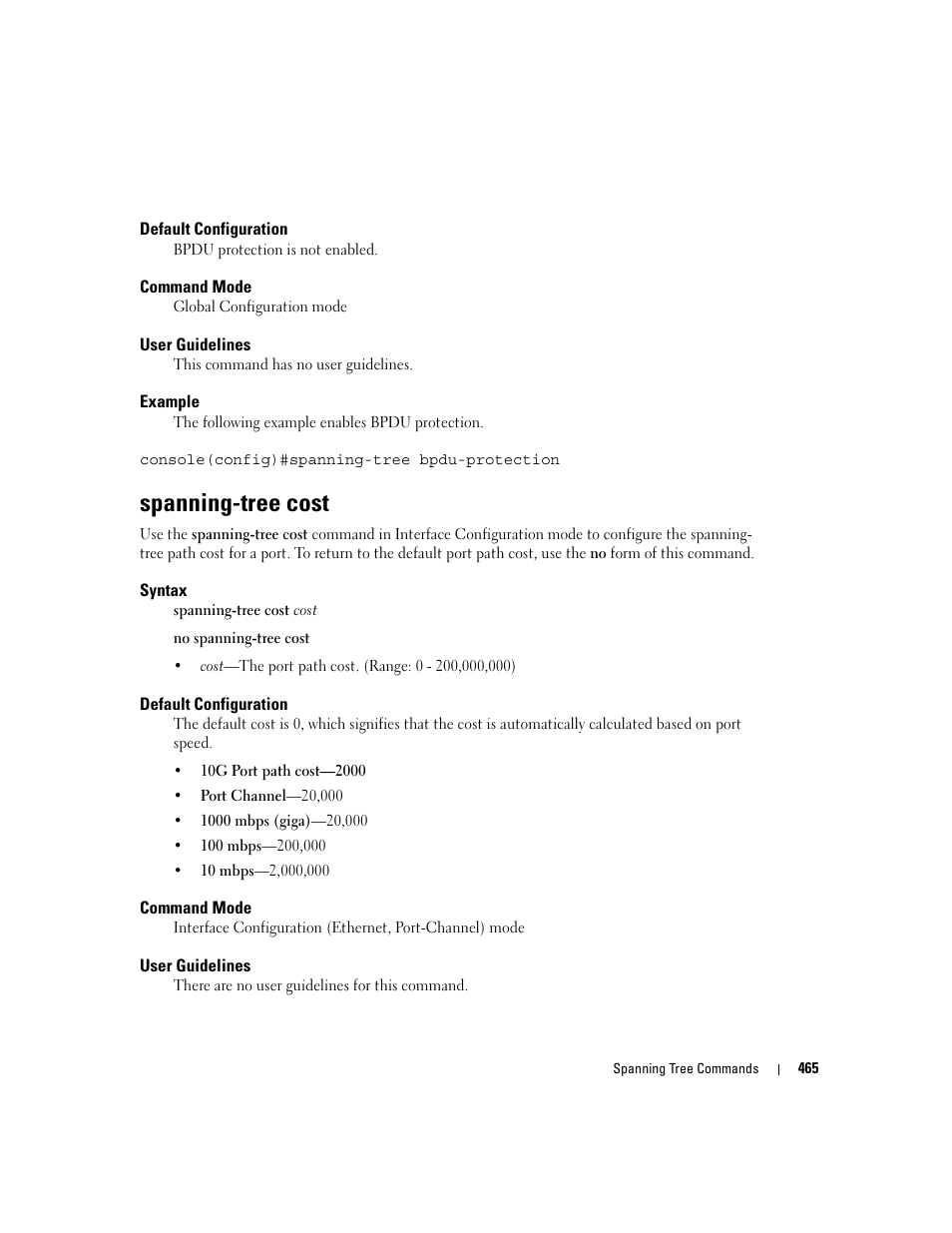 Spanning-tree cost | Dell PowerEdge M805 User Manual | Page 473 / 808