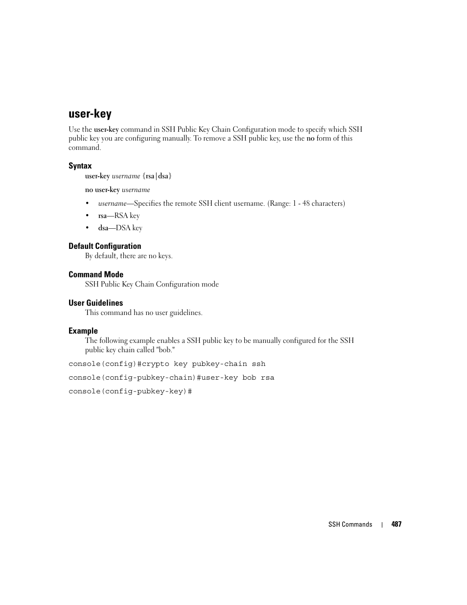 User-key | Dell PowerEdge M805 User Manual | Page 493 / 808