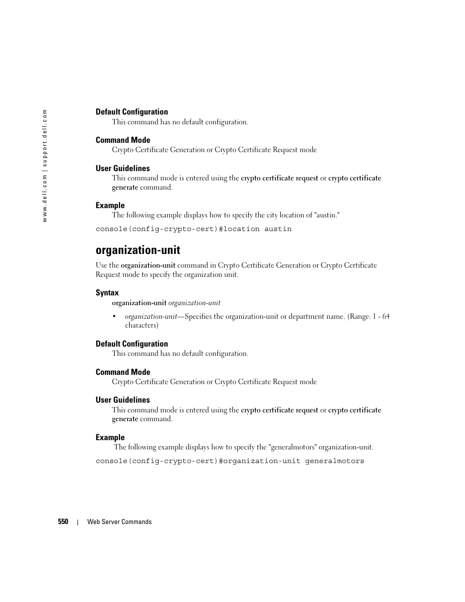 Organization-unit | Dell PowerEdge M805 User Manual | Page 552 / 808