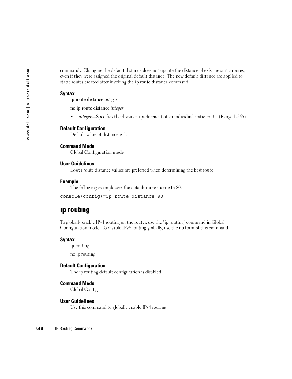 Ip routing | Dell PowerEdge M805 User Manual | Page 614 / 808