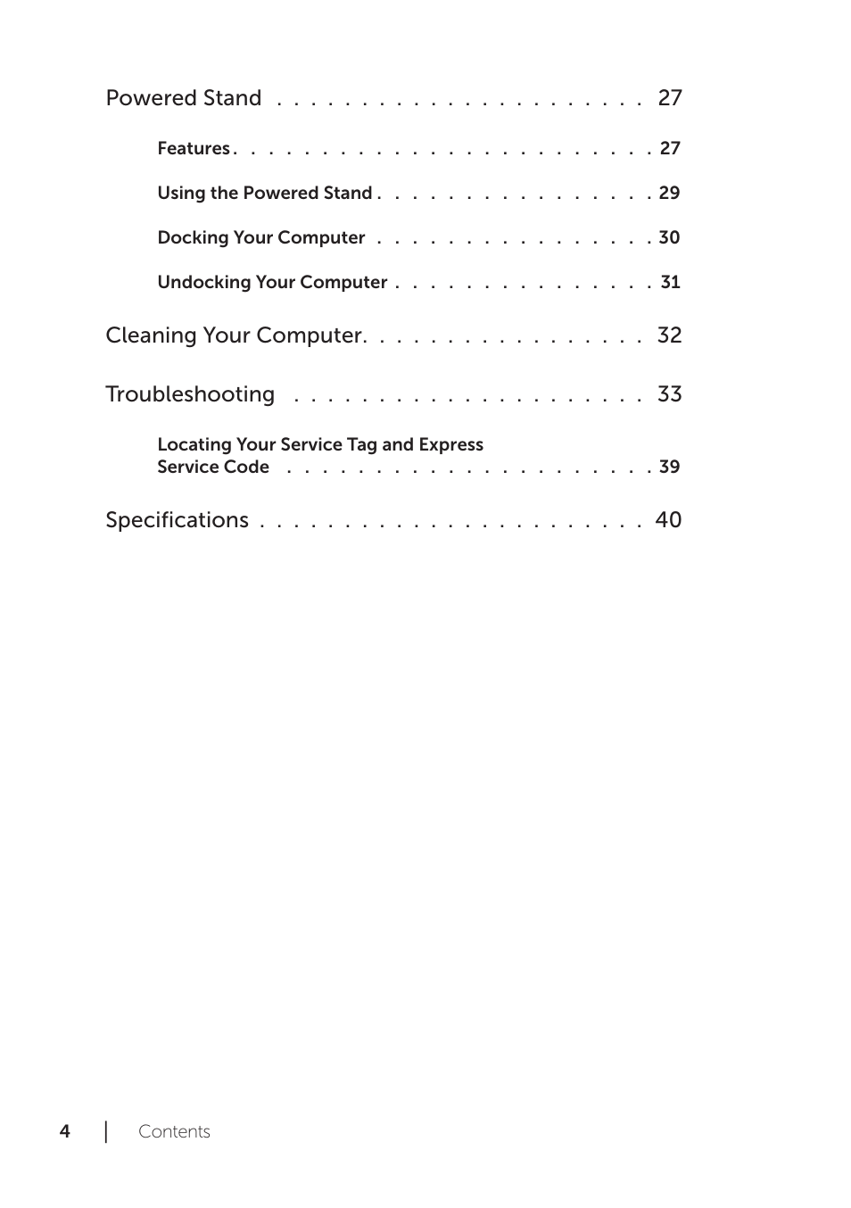 Dell XPS 18 (1820, Early 2014) User Manual | Page 4 / 42