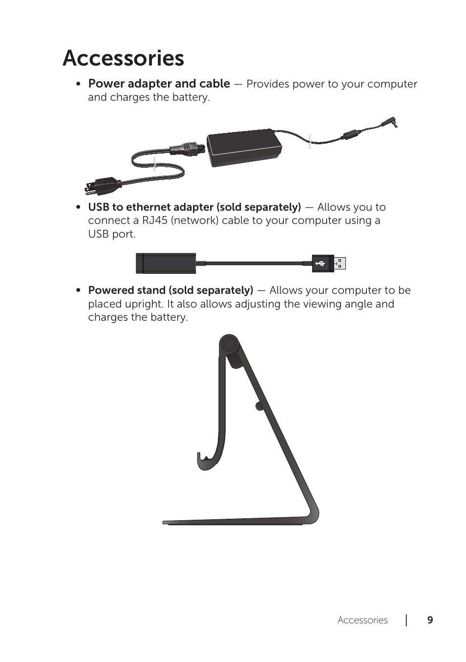 Accessories | Dell XPS 18 (1820, Early 2014) User Manual | Page 9 / 42