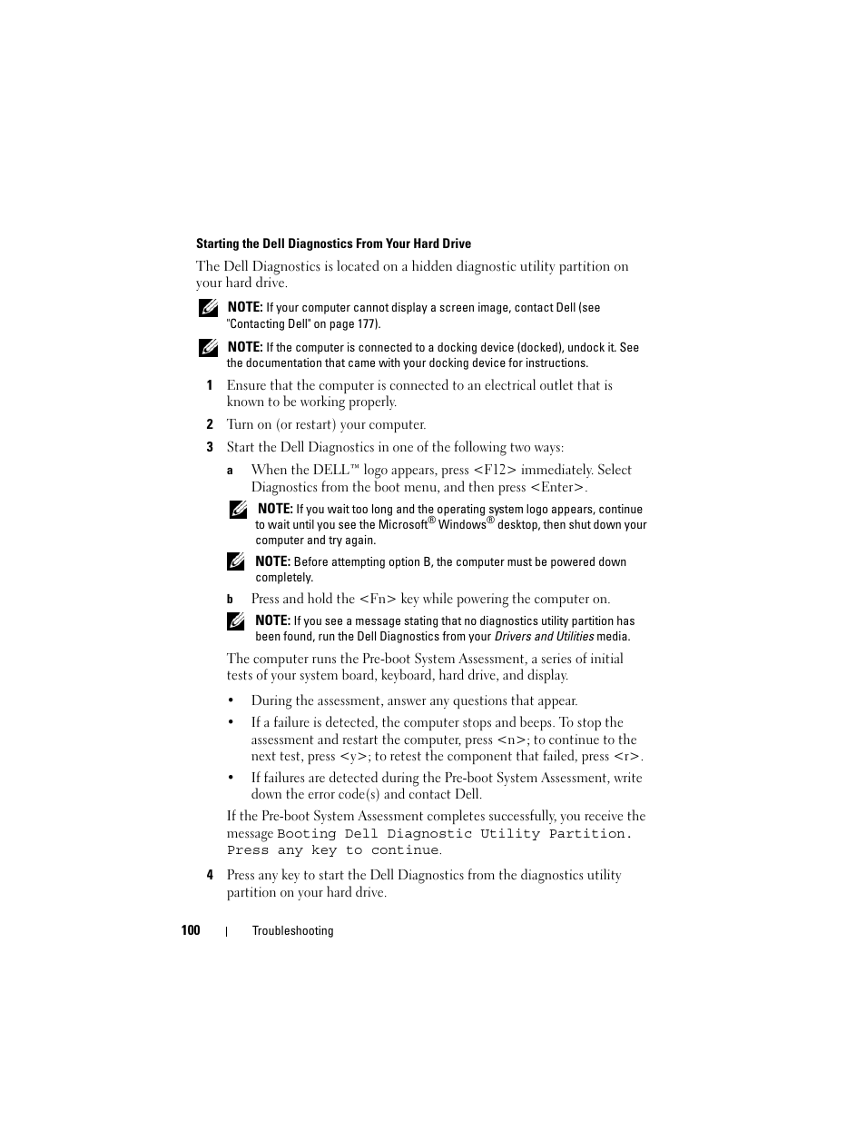 Dell Inspiron 1720 (Mid 2007) User Manual | Page 100 / 220
