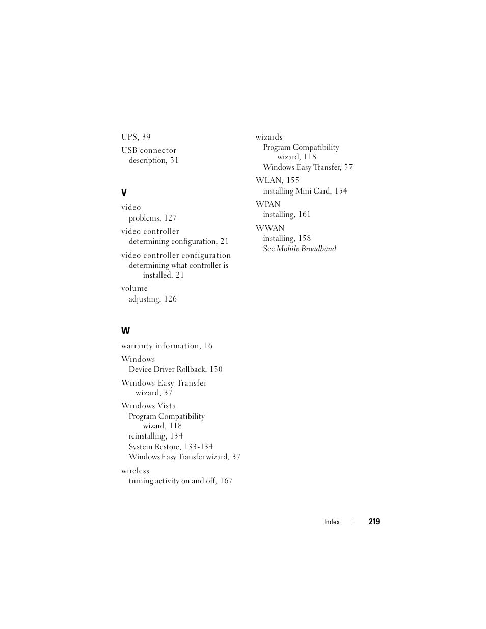 Dell Inspiron 1720 (Mid 2007) User Manual | Page 219 / 220