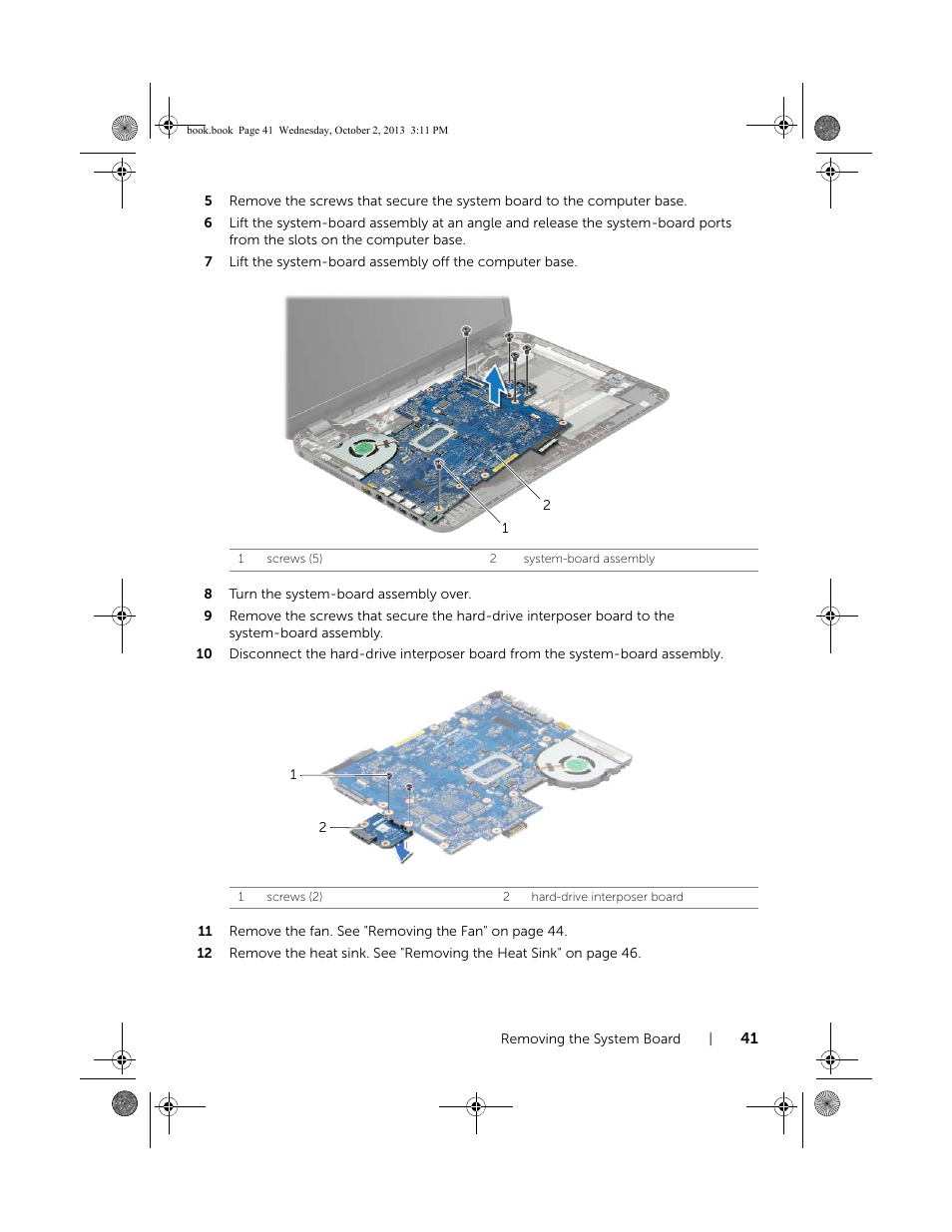 Dell Inspiron M731R (5735, Late 2013) User Manual | Page 41 / 71