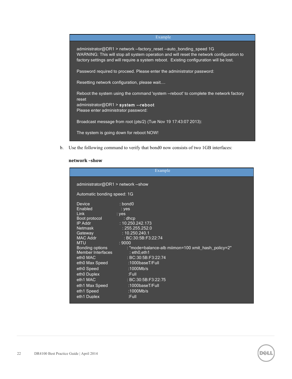 Dell PowerVault DR4100 User Manual | Page 22 / 41