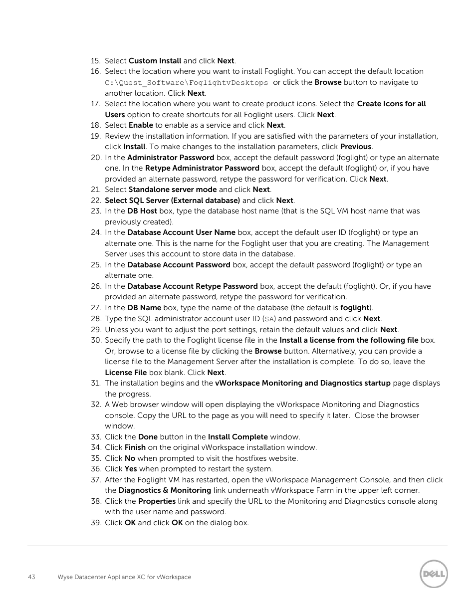 Dell XC Web-Scale Converged Appliance User Manual | Page 43 / 81