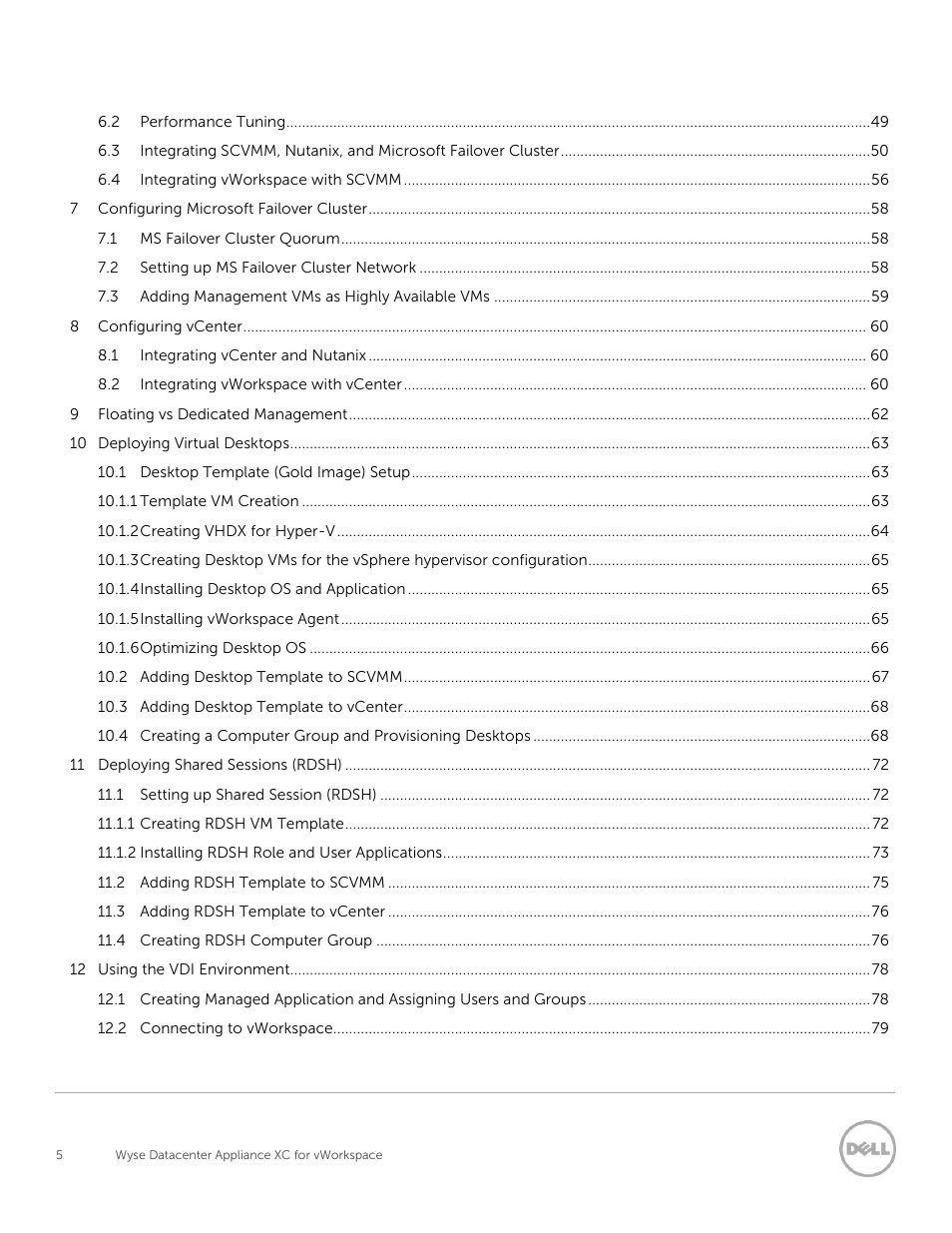 Dell XC Web-Scale Converged Appliance User Manual | Page 5 / 81