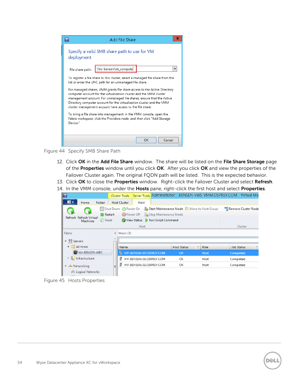 Dell XC Web-Scale Converged Appliance User Manual | Page 54 / 81