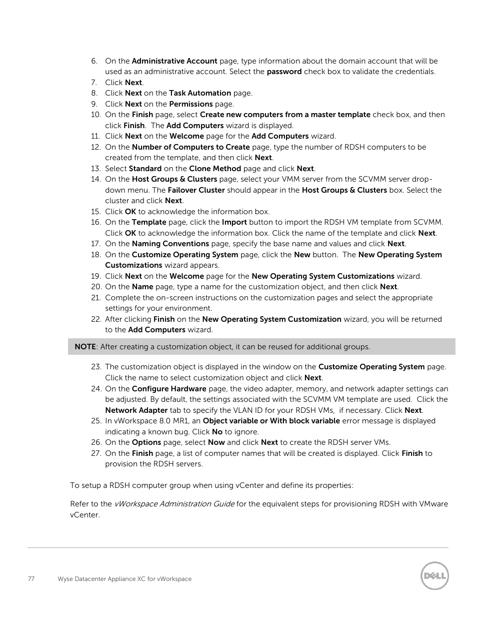 Dell XC Web-Scale Converged Appliance User Manual | Page 77 / 81