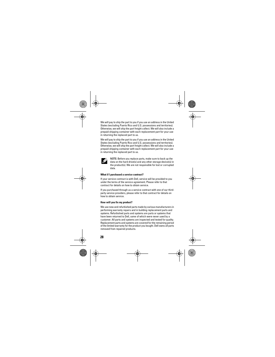 What if i purchased a service contract, How will you fix my product | Dell Adamo 13 (Early 2009) User Manual | Page 30 / 58