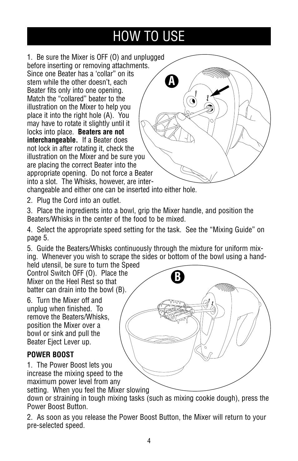 How to use | Black & Decker MGD200 User Manual | Page 4 / 8