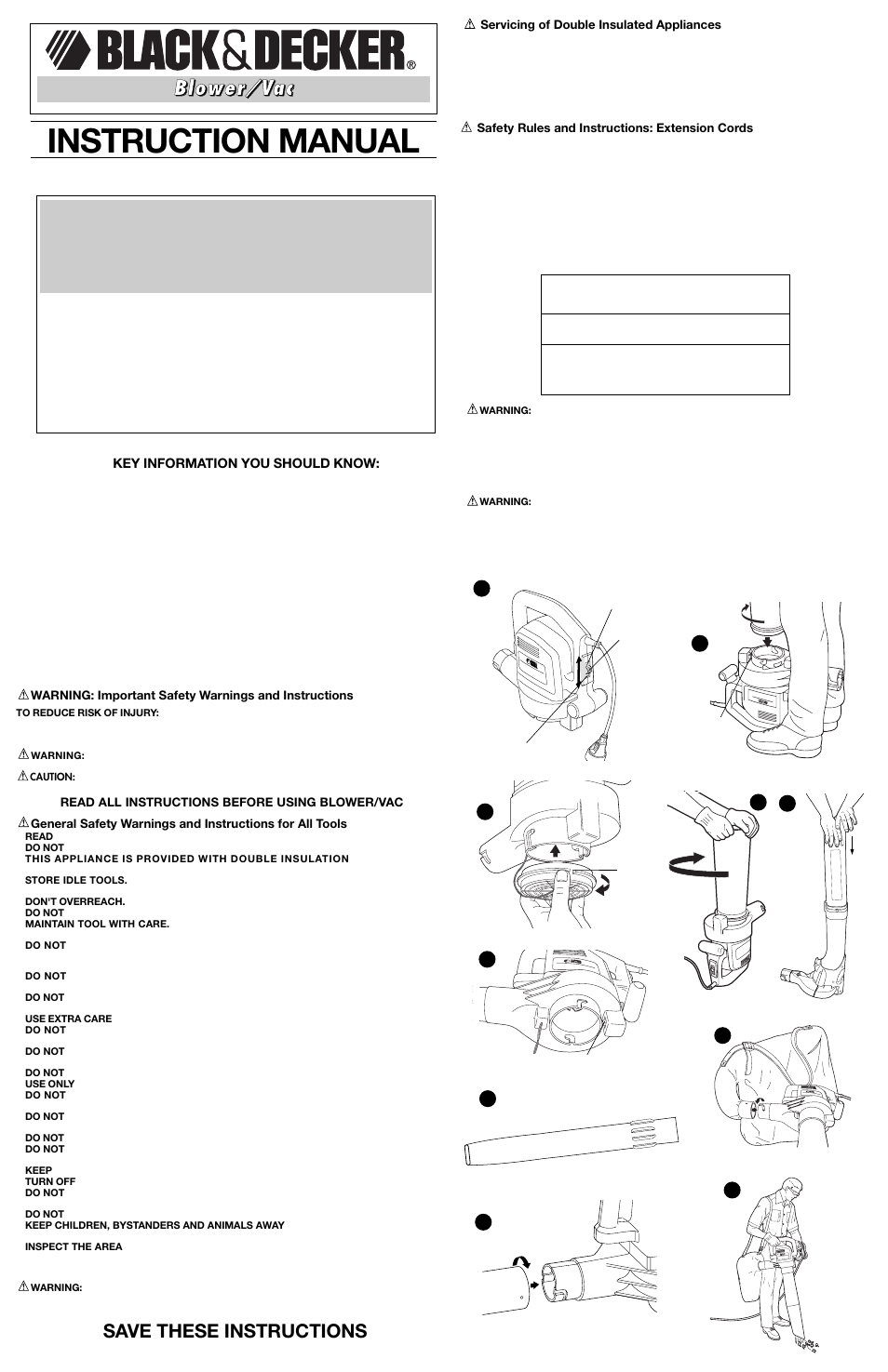 Black & Decker 606432-00 User Manual | 4 pages