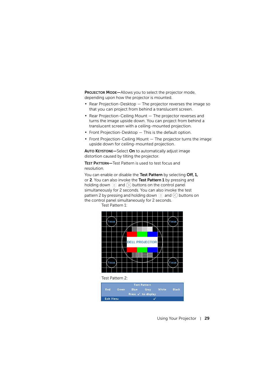 Dell Mobile Projector M900HD User Manual | Page 29 / 84