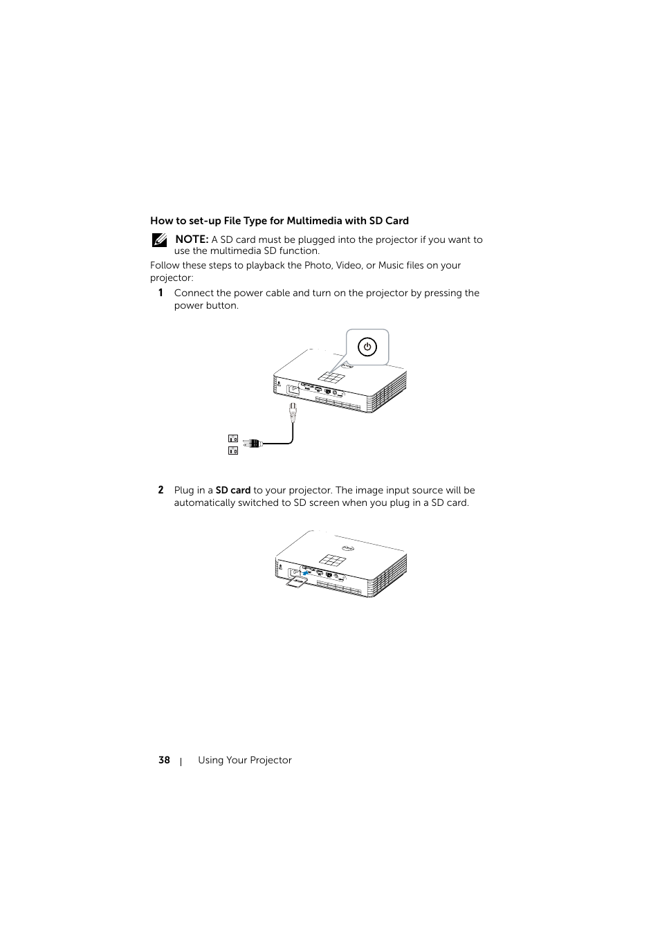 Dell Mobile Projector M900HD User Manual | Page 38 / 84