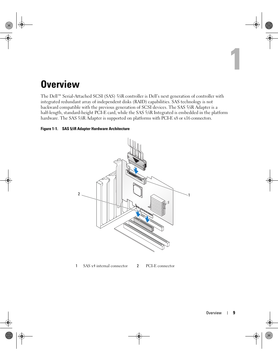 Overview | Dell Serial Attached SCSI 5iR Integrated and Adapter User Manual | Page 11 / 68