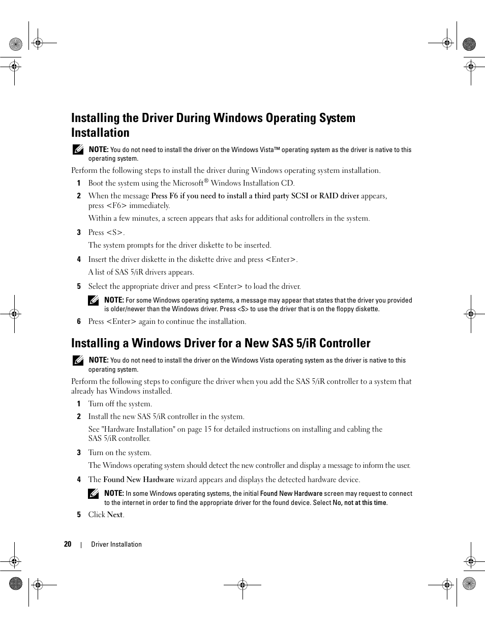 Dell Serial Attached SCSI 5iR Integrated and Adapter User Manual | Page 22 / 68