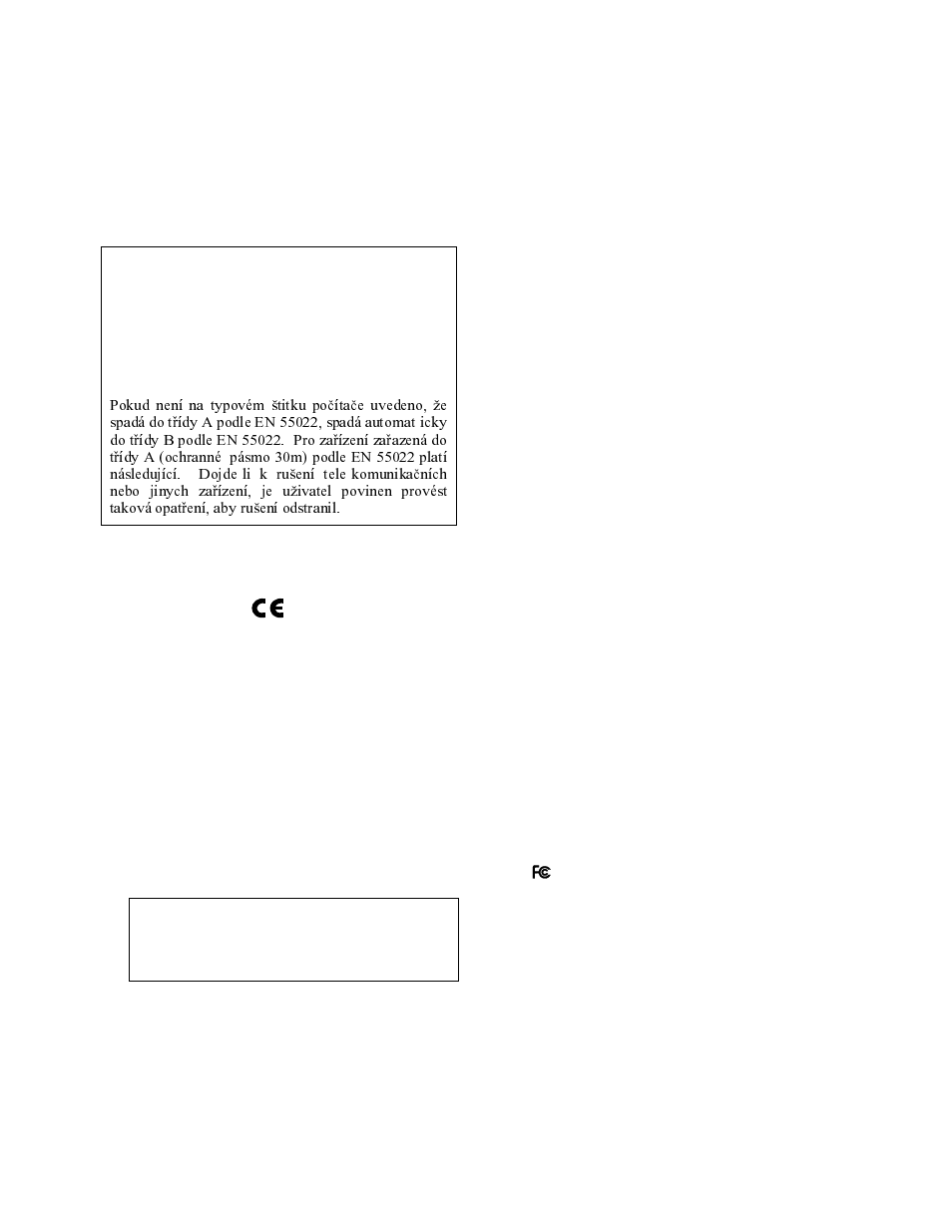 En 55022 compliance (czech republic only), Ce notice, Vcci notices (japan only) | E notice, Cci notices (japan only) | Dell OptiPlex Gxi User Manual | Page 111 / 126