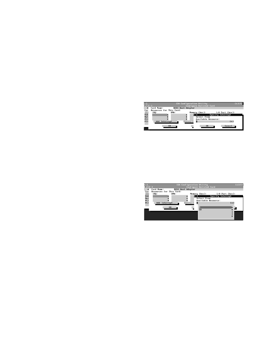 Adding an unlisted card, Adding an unlisted card -6, Dding an unlisted card | Dell OptiPlex Gxi User Manual | Page 44 / 126
