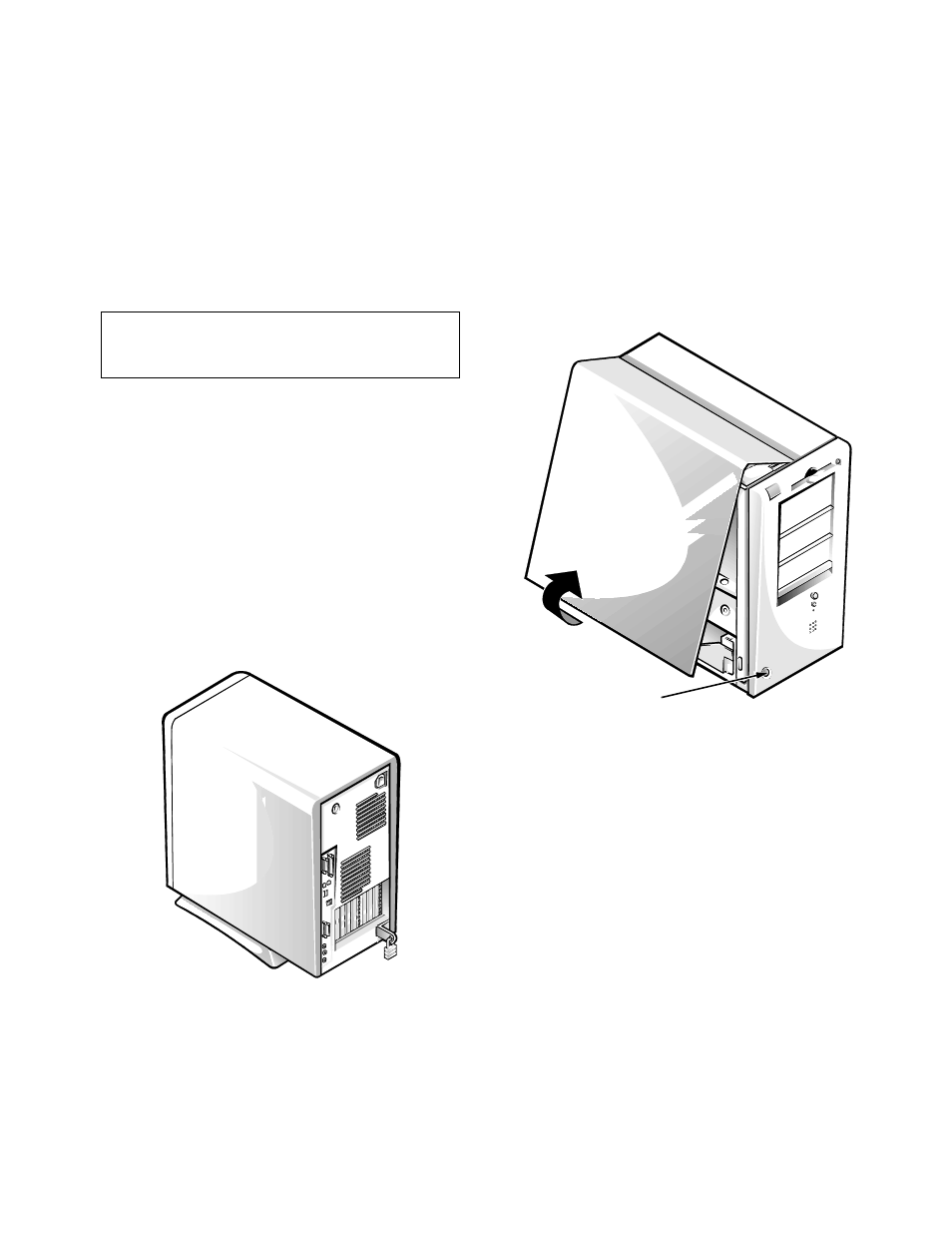 Unpacking your hardware option, Removing the computer cover, Replacing the computer cover | Unpacking your hardware option -2, Removing the computer cover -2, Replacing the computer cover -2, Emoving the computer cover, Eplacing the computer cover | Dell OptiPlex Gxi User Manual | Page 58 / 126