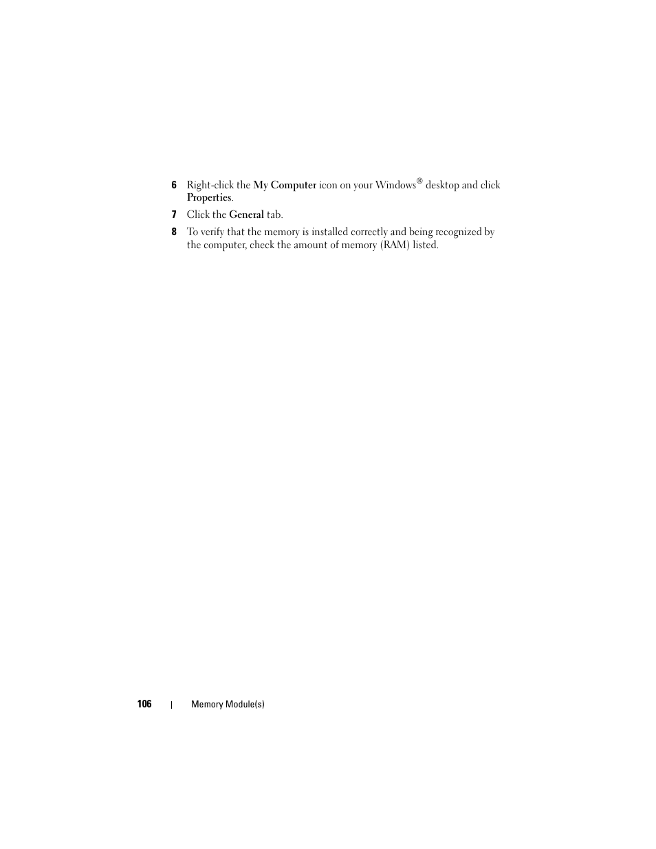 Dell Vostro 420 (Late 2008) User Manual | Page 106 / 138