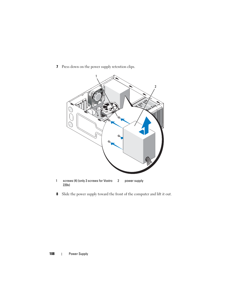 Dell Vostro 420 (Late 2008) User Manual | Page 108 / 138