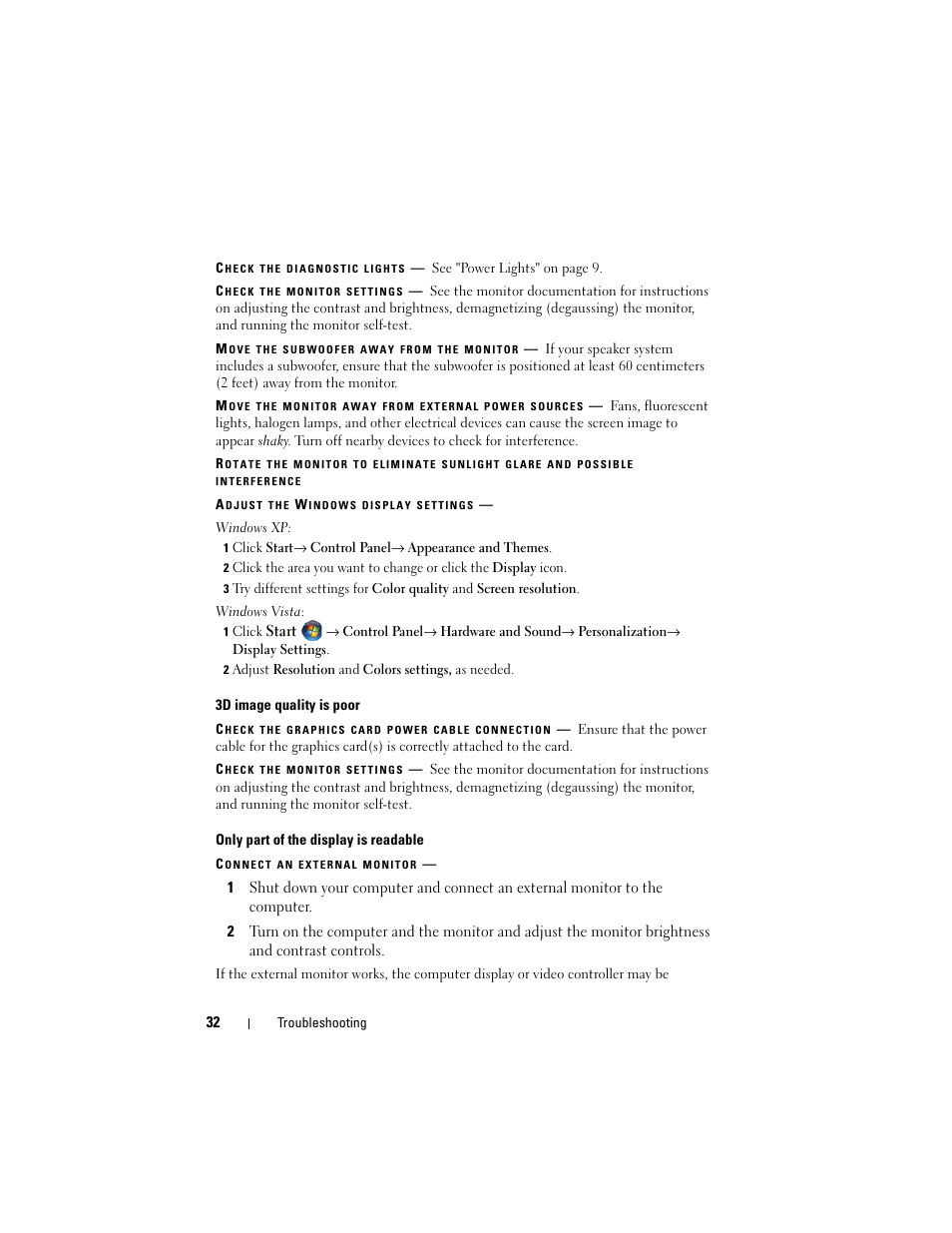 Dell Vostro 420 (Late 2008) User Manual | Page 32 / 138