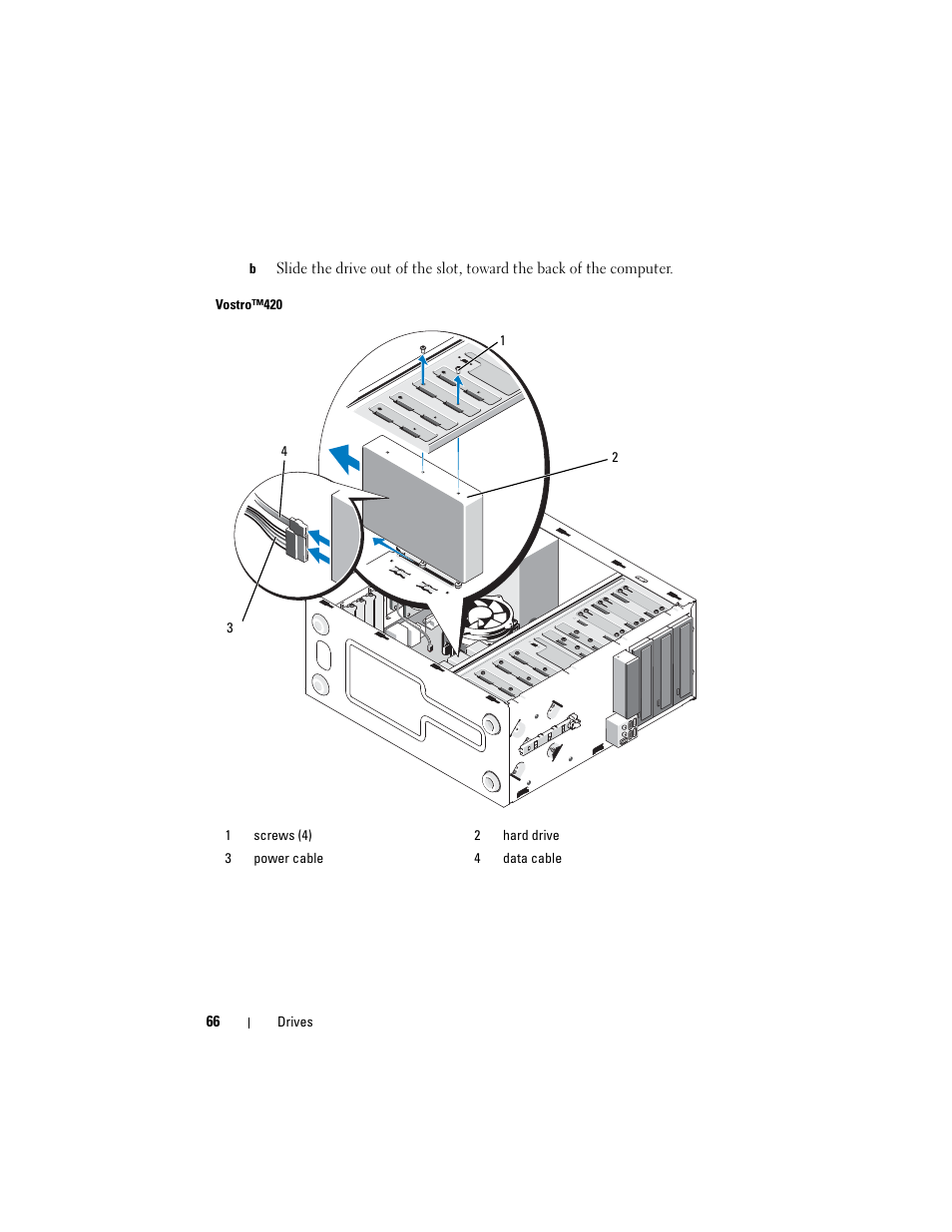 Dell Vostro 420 (Late 2008) User Manual | Page 66 / 138