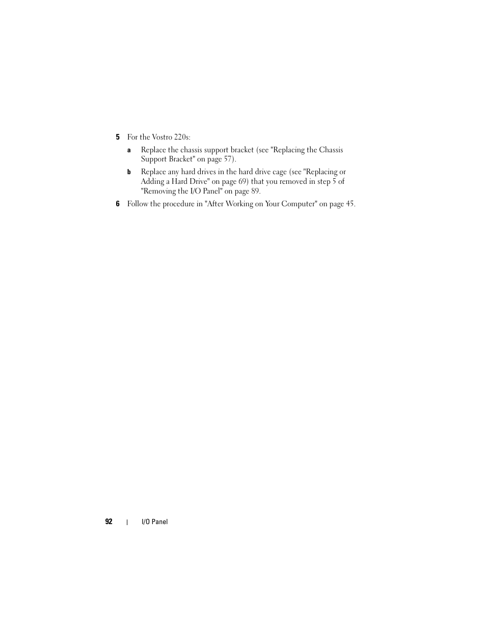 Dell Vostro 420 (Late 2008) User Manual | Page 92 / 138