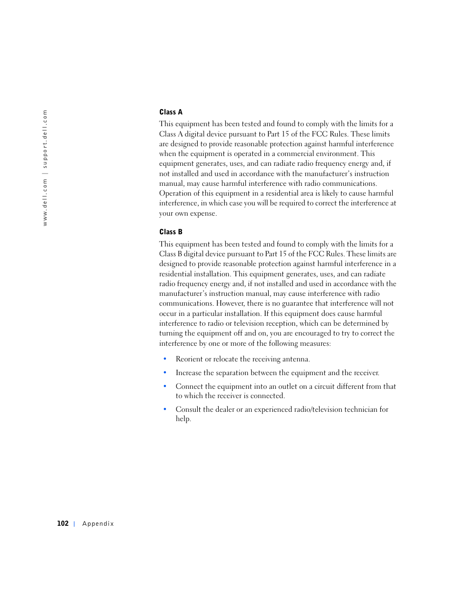 Dell Dimension 4500S User Manual | Page 102 / 132