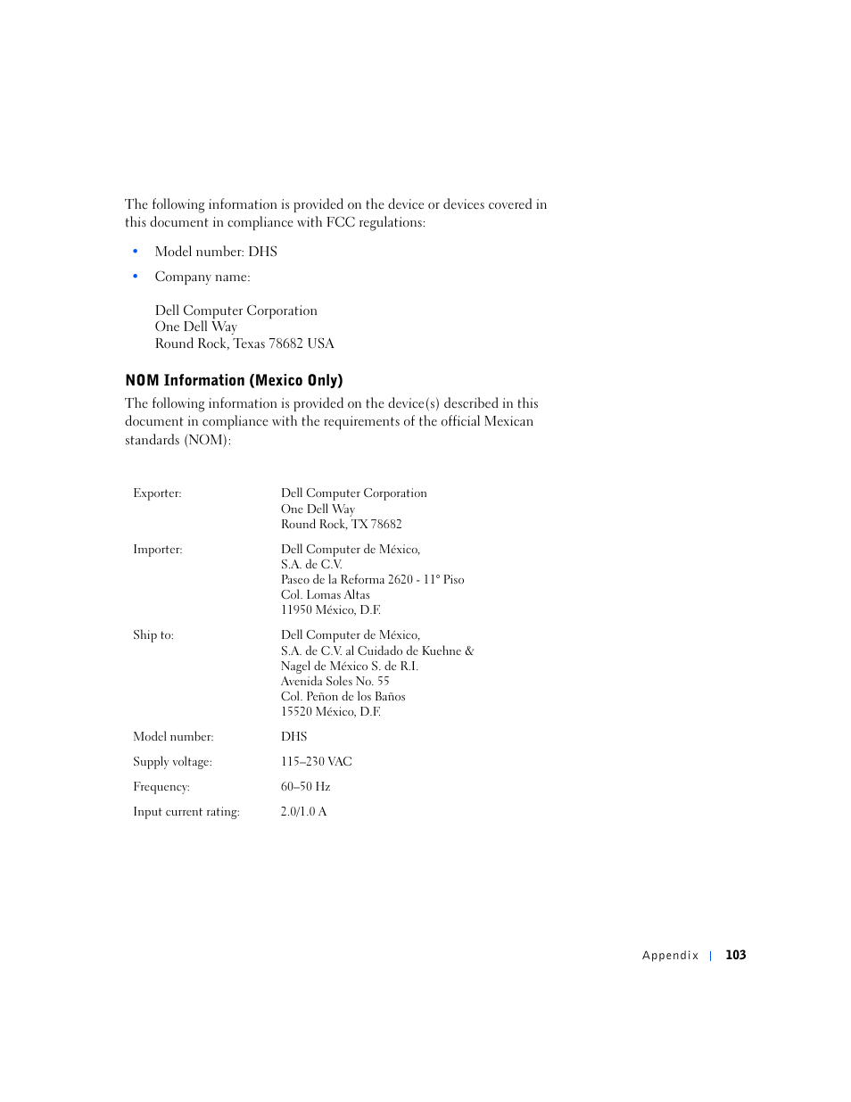 Dell Dimension 4500S User Manual | Page 103 / 132