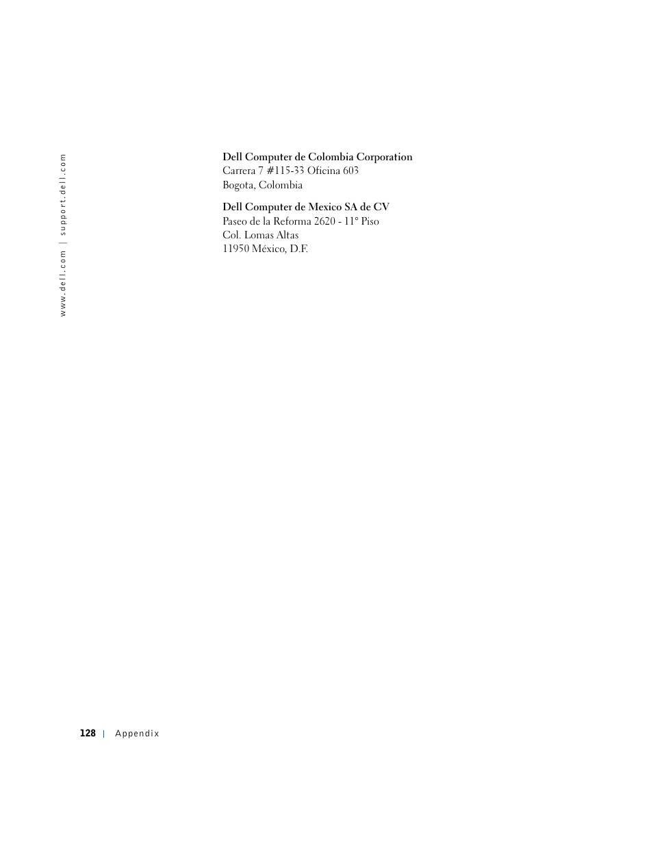 Dell Dimension 4500S User Manual | Page 128 / 132