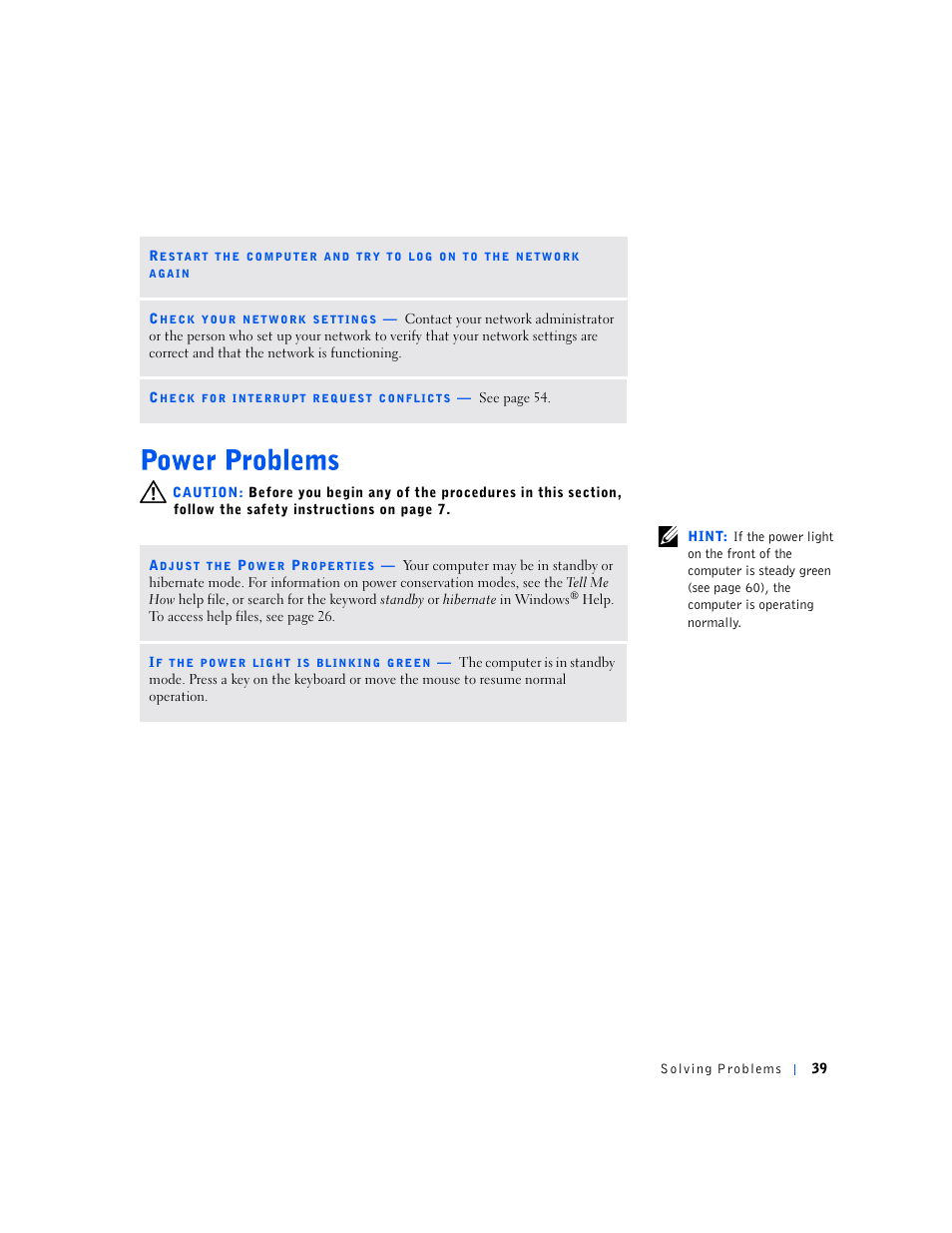 Dell Dimension 4500S User Manual | Page 39 / 132