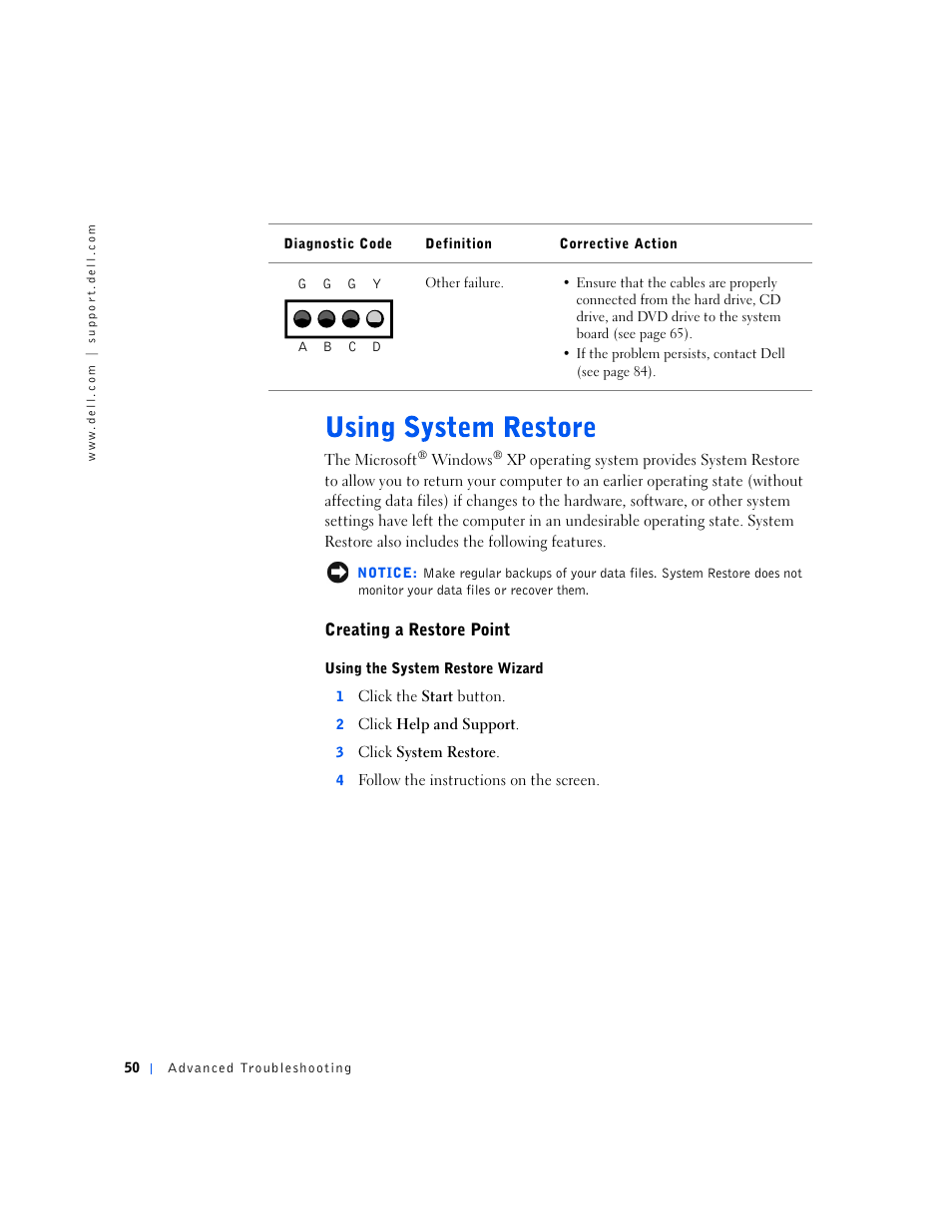 Dell Dimension 4500S User Manual | Page 50 / 132