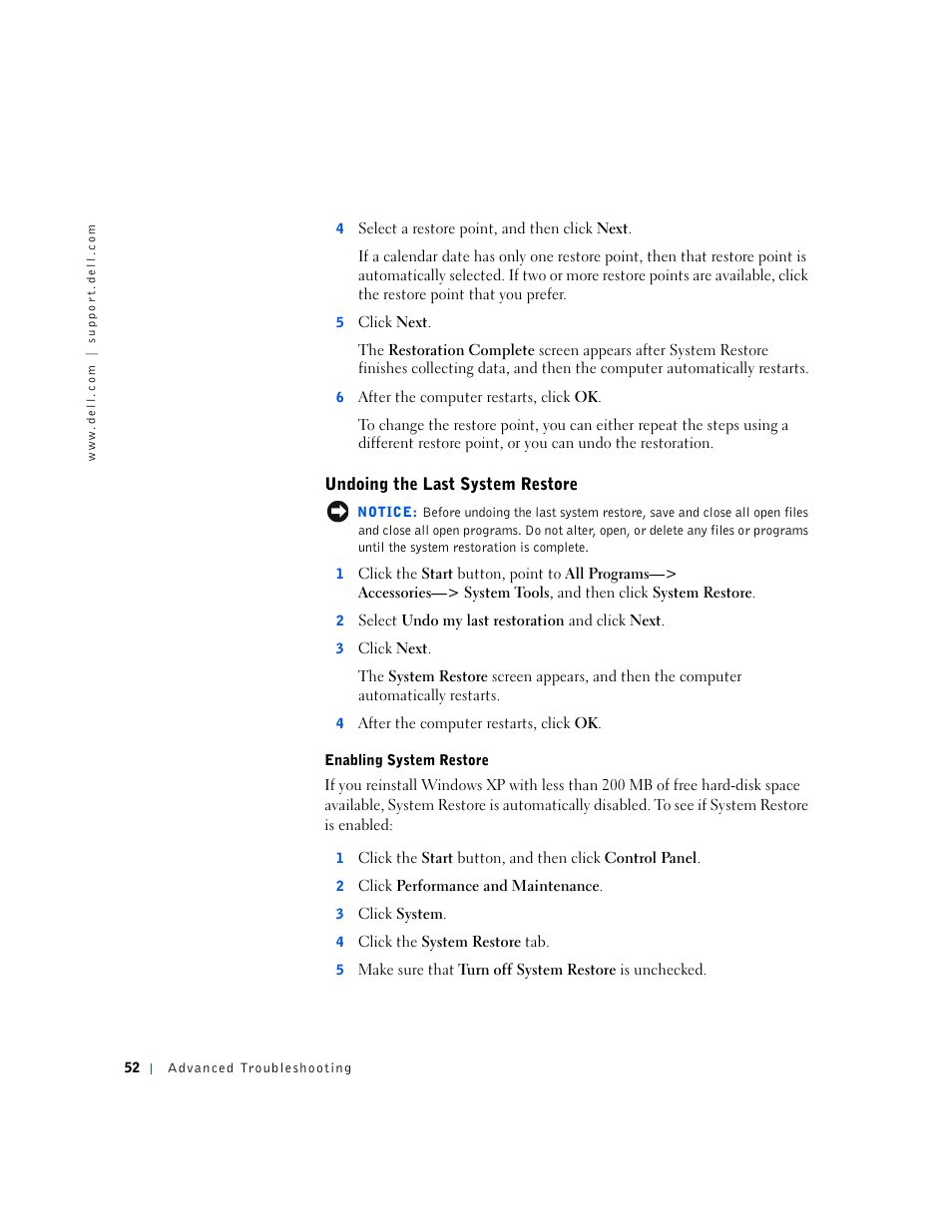 Dell Dimension 4500S User Manual | Page 52 / 132