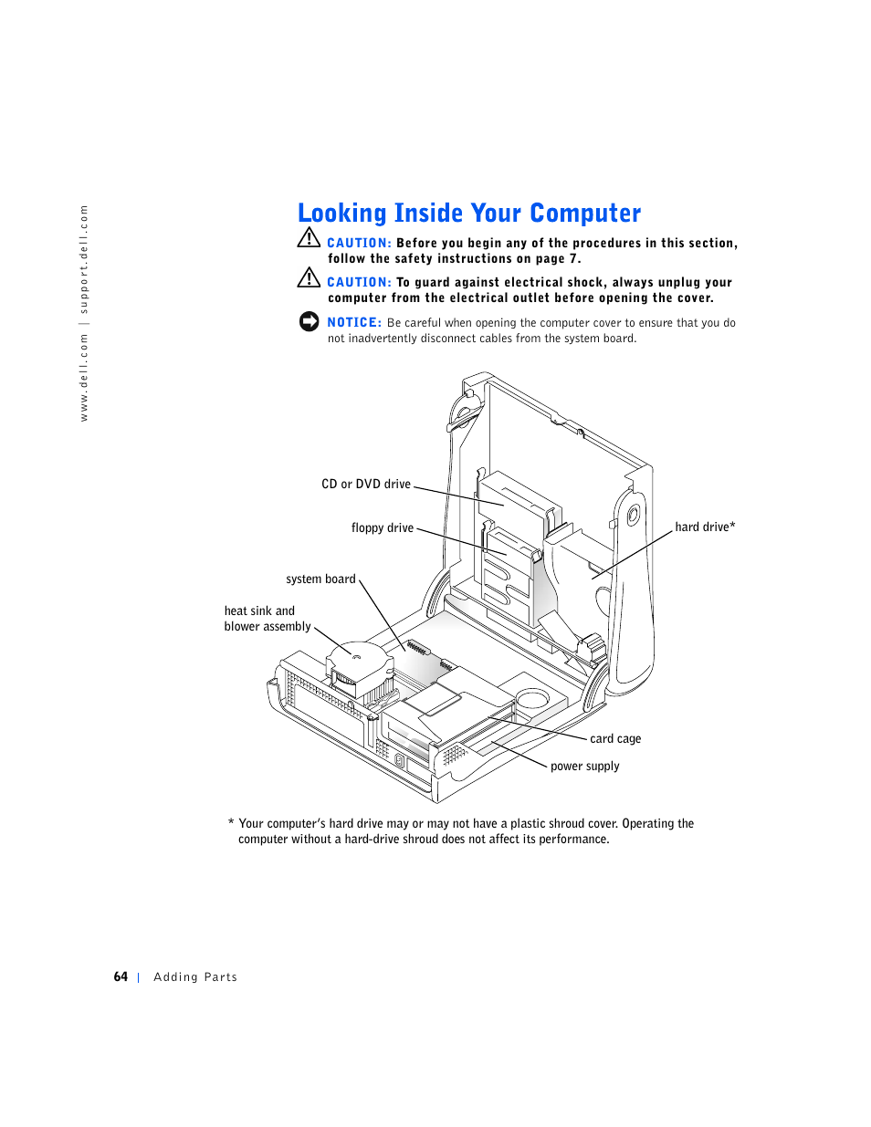 Dell Dimension 4500S User Manual | Page 64 / 132