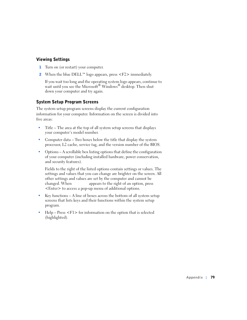 Dell Dimension 4500S User Manual | Page 79 / 132